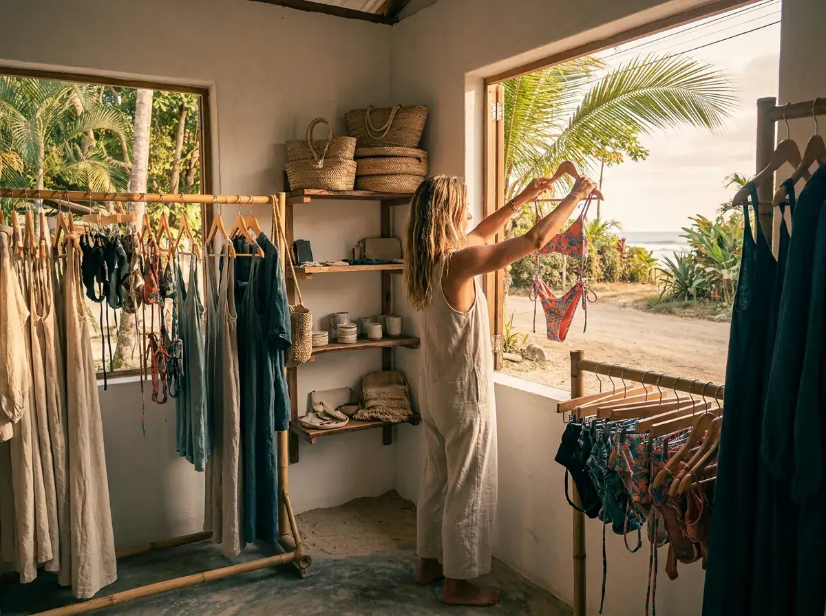 Best Boutiques and Swimwear Shops in Santa Teresa (2026): Bikinis, Local Makers and the Plazas