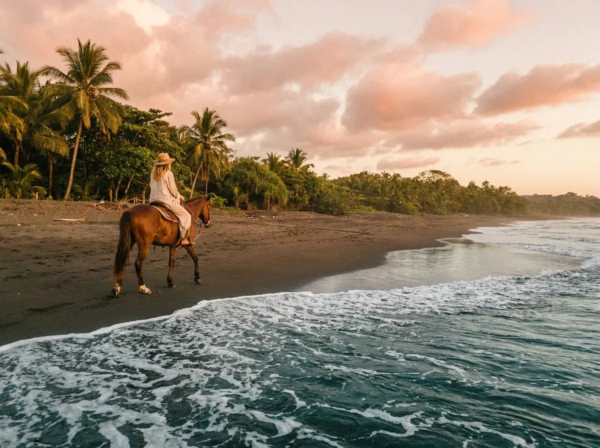 Horseback Riding on the Beach in Santa Teresa
